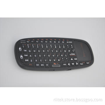 Rii Mini Qwerty Wireless 2.4G Touchpad with Rechargeable Hi-Grade Li-Polymer Battery